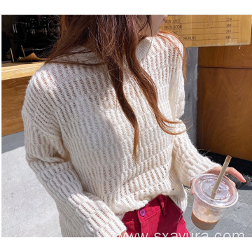 2020 gentle wind loose all-match knit sweater